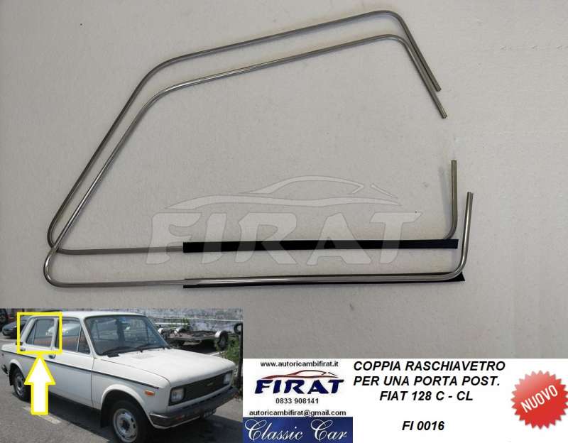 RASCHIAVETRO FIAT 128 CL 4 PORTE POST. (0016)